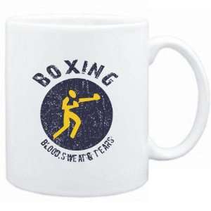   Mug White  Boxing , BLOOD SWEAT & TEARS  Sports