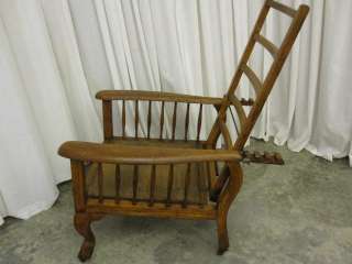 Antique Morris Recliner Chair Victorian Style Awesome!  