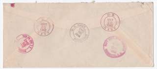 USS John Rodgers May 20, 1943 Registered Official Prexy Naval Cover 