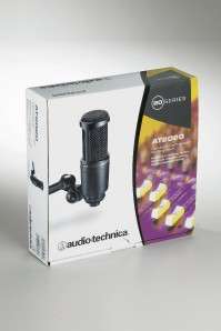 Audio Technica AT2020 Large Diaphragm Condenser Mic NEW 4961310100858 