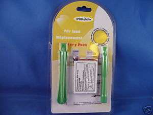 IPOD PHOTO BATTERY + OPENING TOOLS REPLACEMENT KIT  