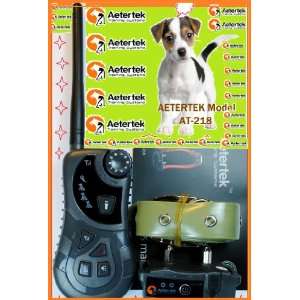   Bark Waterproof Dog Remote Training Shock Collar (AT 218): Pet