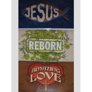 2012 2013 Love Jesus Reborn Pocket Planners   Set of 3 