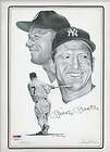 Mickey Mantle and Roger Maris Bill Purdom Litho Yankees  