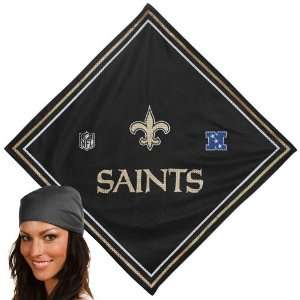  New Orleans Saints Black Jersey Bandana: Sports & Outdoors