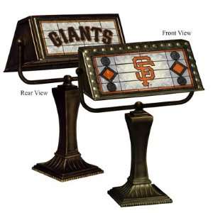  SAN FRANCISCO GIANTS Team Logo Art Glass BANKERS LAMP (13 
