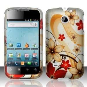   Red Flowers Rubberized Hard Case (free EDS Shield Bag) Electronics