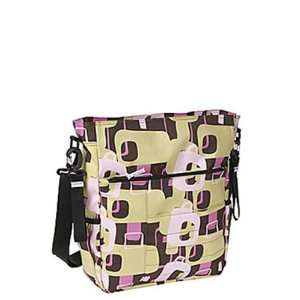  Rodeo Drive Diaper Bag   Chocolate Modern with Pink Lining 