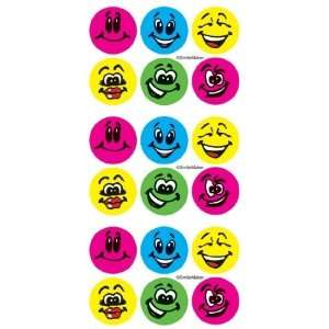 Goofy Smiley Face Motivational Sticker Dots   180/pkg 