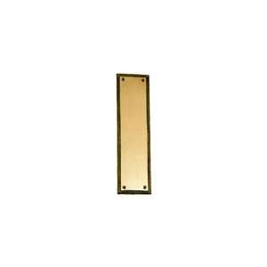 Brass Accents A06 P0240 Satin brass Rope Push Plate 