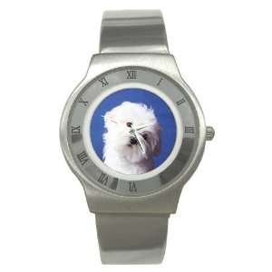 maltese Puppy Dog 3 Stainless Steel Watch GG0723