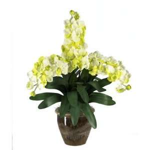   Triple Stem Vanda Orchid Silk Flower Arrangement