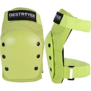 Destroyer Recreation Knee Xlarge Lime Skate Pads  Sports 