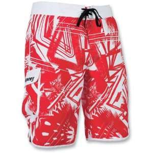  Slippery Splice Neo Boardshorts , Color Red, Size 28 