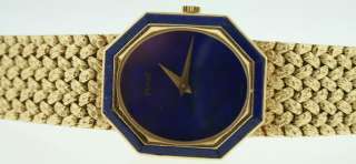 Piaget Yellow Gold Ladies Watch with Lapis Blue Dial !!  