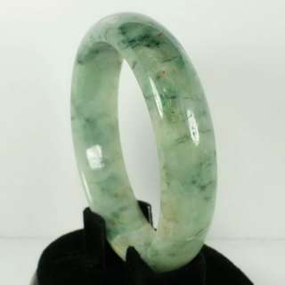   59mm Green Bangle Bracelet 100% Grade A Natural Untreated Jade Jadeite