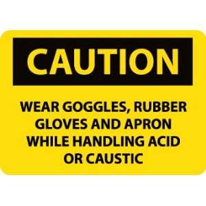   Rubber Gloves And Apron, 7X10, Rigid Plastic  Industrial