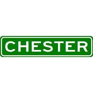  CHESTER City Limit Sign   High Quality Aluminum Sports 