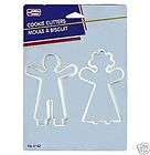 sets of New Gingerbread Man & Woman Plastic Cookie Cutter SHIPS FAST 