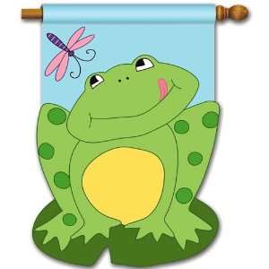  Frog Banner Flag: Patio, Lawn & Garden