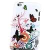 For iPod Touch 4 4th Gen 4G Purple Heart+Autumn Flower Hard Skin Case 