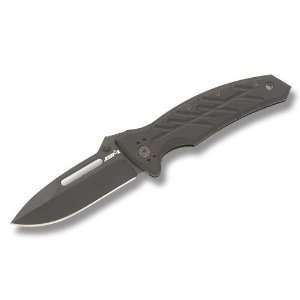 Ontario Knives 8766 XM 2 Black Slim Line Standard Blade Linerlock 