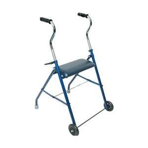  Steel Walker with Wheels and Seat