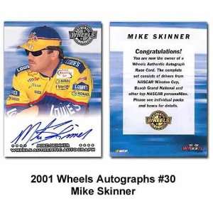  Wheels Autographs 01 Mike Skinner Card