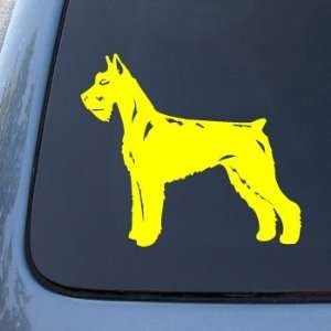 GIANT SCHNAUZER   Dog   Vinyl Car Decal Sticker #1517  Vinyl Color 