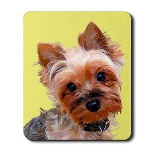  Pop Art Yorkie Cool Mousepad by CafePress: Office Products