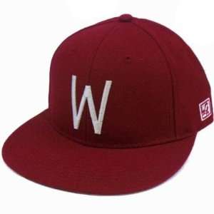   MAROON RED FITTED 7 FLAT BILL NCAA LICENSED PRO