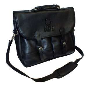  NFL Indianapolis Colts Debossed Black Leather Anglers Bag 