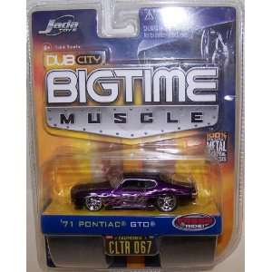   Big Time Muscle 1971 Pontiac Gto in Color Purple No#067 Toys & Games