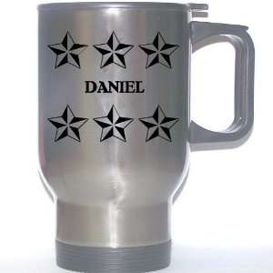  Personal Name Gift   DANIEL Stainless Steel Mug (black 