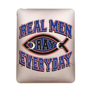   iPad 5 in 1 Case Metal Bronze Real Men Pray Every Day: Everything Else