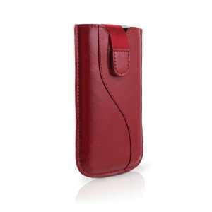  Marware CEO Glide Leather Case for iPhone 3G/3GS Red: Cell 
