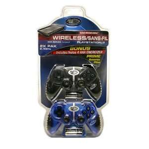  Ps2 Wireless 2.4ghz Controller 2 Pack Video Games