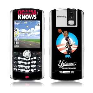   Blackberry Pearl  8100  Undrcrwn  Obama Knows Skin Electronics