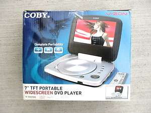 Coby 7 TFT Portable Widescreen DVD Player #TF DVD7005 716829967058 