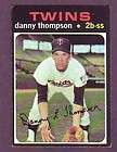 1971 Topps Danny Thompson Twins #127 ExMt *31