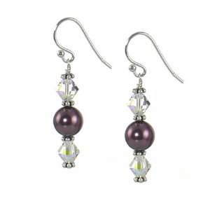   with Crystal Ab Sterling Silver Earring; Comes With a Free Gift Box