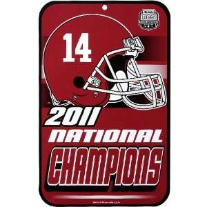  NCAA Alabama Crimson Tide 2011 BCS National Champions 11 