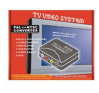 New DIGITAL SIGNAL TV CONVERTER BOX FROM PAL TO NTSC 4D  