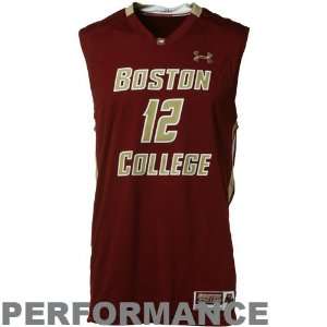  NCAA Under Armour Boston College Eagles #12 Replica Basketball 