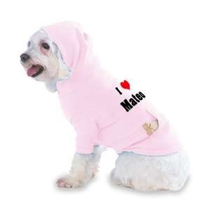  I Love/Heart Mateo Hooded (Hoody) T Shirt with pocket for 