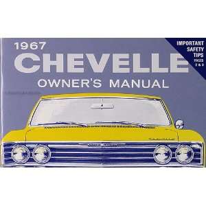   Owner Manual Reprint Malibu SS El Camino 300 Concours: Chevrolet