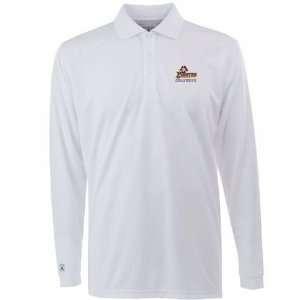  East Carolina Long Sleeve Polo Shirt (White) Sports 
