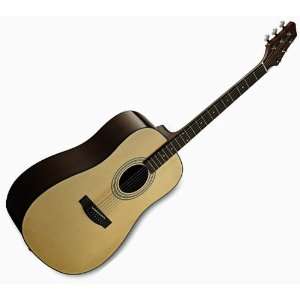   NATURAL ACOUSTIC GUITAR W/SOLID SPRUCE TOP Musical Instruments