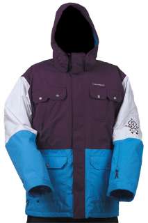 Special Blend Technical Snowboard Jacket BRIGADE Purple Mens Large 