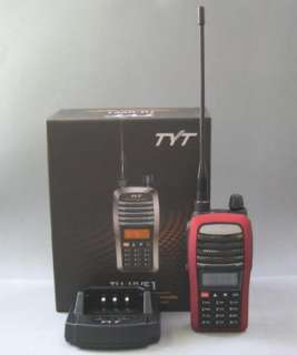 TYT TH UVF1 Dual Band VHF+UHF Handheld Ham Radio (Red)  